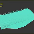 Detailed Railroad Track Structure With Wooden Ties Rails And Concrete Underpass