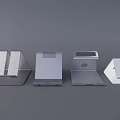 Modern Silver Metal Device Stands With Various Designs For Smartphones And Tablets