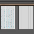 Modern Decorative Room Divider With Intricate Floral Patterns And Colorful LED Lighting