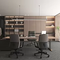Manager Office Manager Desk 3d model
