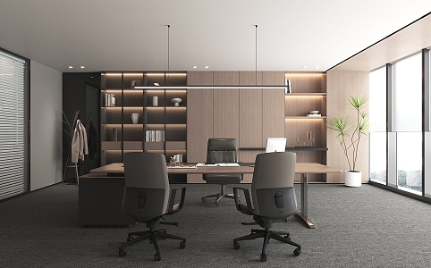 Manager Office Manager Desk 3d model