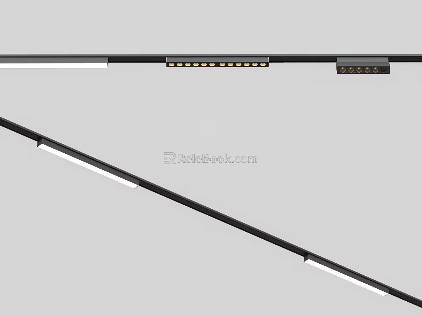 Grille lamp without main lamp 3d model