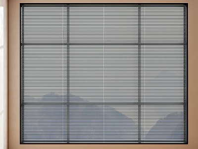 Modern venetian blinds 3d model