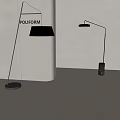 Nordic Fishing Floor Lamp Modern Simple Art Floor Lamp Metal Floor Lamp Fishing Lamp 3d model