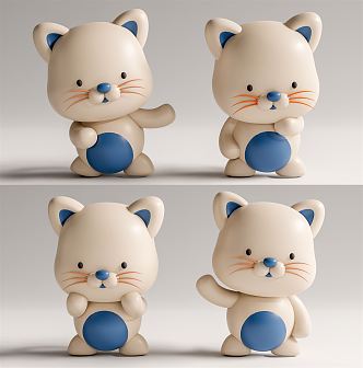 Modern Dolls Luckcat Dolls 3d model