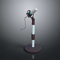 Microphone Amplifier Capacitor Microphone High-end Microphone Wheat Desktop Microphone Broadcasting Microphone 3d model