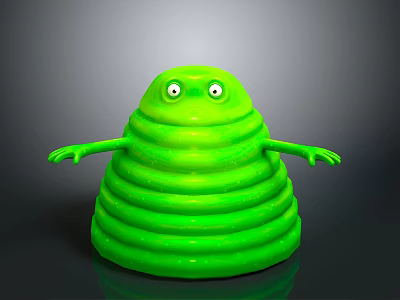 Ooze monster troll mountain spirit alien monster alien monster alien monster 3d model