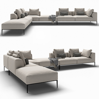 Corner sofa 3d model