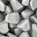 Gray Smooth Pebbles Garden Decorative Stones for Landscaping Accents and Design