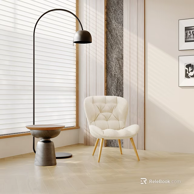 Modern Indoor Inflatable Decor Piece With Soft Texture And Stylish Design Elements 3d model 