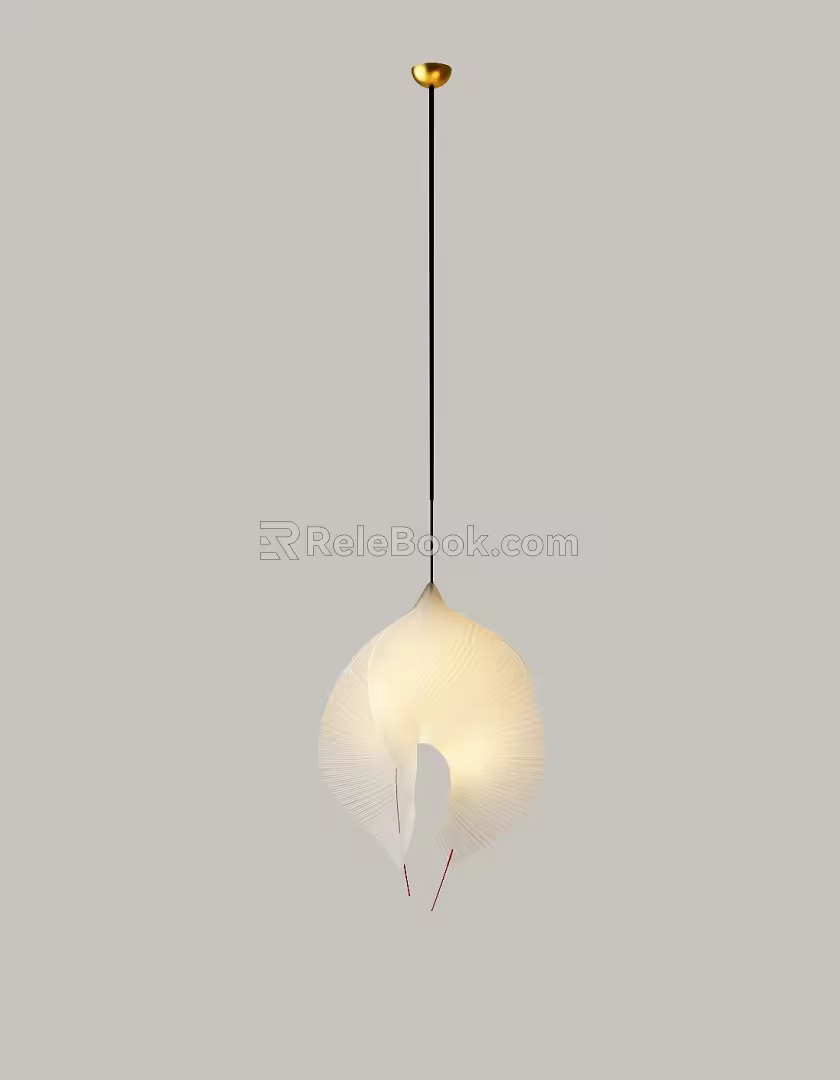 Modern chandelier 3d model