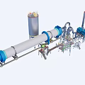 Industrial Processing Equipment With Rotary Kiln Pipes Tower And Structural Components