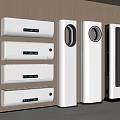 Modern Air Conditioners And Fans With Wall Mounted And Standing Designs For Home Use
