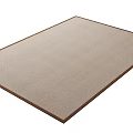 modern square carpet 3d model