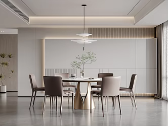 Modern Restaurant Home Restaurant 3d model