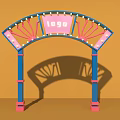 modern arch head 3d model