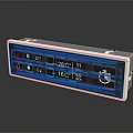 Electronic Control Panel with Digital Display Temperature Settings Timer and Warning Icons