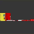 Essential Daily Supplies Including Red Yellow Mugs Red Folders Tape Documents And Remote Control