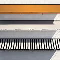 Elegance Brand Awnings in Orange Gray and Black White Striped Designs
