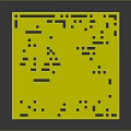 3D Cube Maze Structure With Colorful Paths And Mini Figures Inside