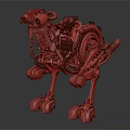 Modern Chassis Bird Robot Bird 3d model
