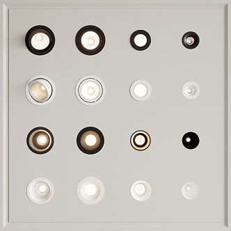 Modern Downlight Spotlight 3d model