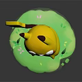 Modern Game Character Purple Picka Chubby Kemeng Elf Kemeng 3d model
