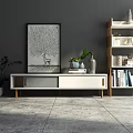 Nordic TV cabinet 3d model