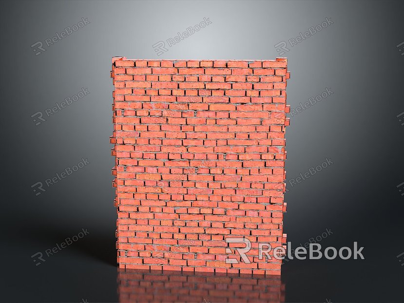 Wall brick wall red brick red brick wall old brick wall old wall outdoor articles realistic model