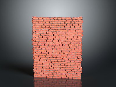 Wall brick wall red brick red brick wall old brick wall old wall outdoor articles realistic model