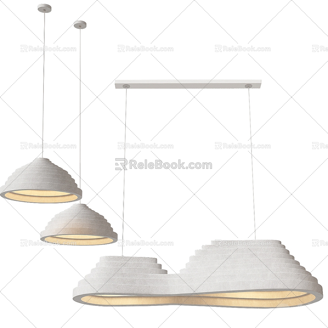 Modern chandelier 3d model