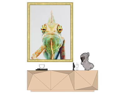 Modern Animal Painting Decorative Painting 3d model Modern Animal Painting Decorative Painting 3d model