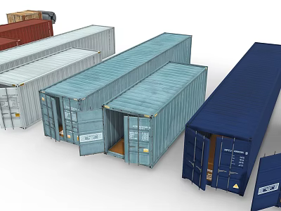 standard container 3d model