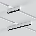 Sleek Black Linear LED Downlights Spotlights Ceiling Mounted Fixtures for Modern Spaces
