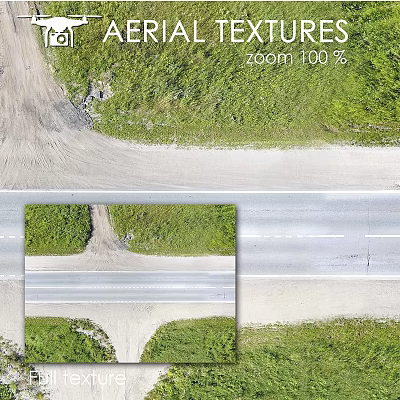 modern component road grass lawn trail asphalt 3d model