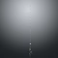 Sturdy Metal Clothes Drying Rod with Hook for Home Living
