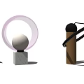 Stylish Modern Table Lamps With Unique Designs And Various Creative Shapes 3d model