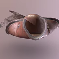 Modern Hat Pirate Hat 3d model