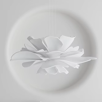 Modern chandelier 3d model