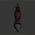 Medieval Fantasy Armored Horse With Red Saddle Silver Armor And Black Tail