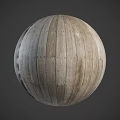 Wooden Floor Material Forming Spherical Shape With Natural Texture And Nail Details