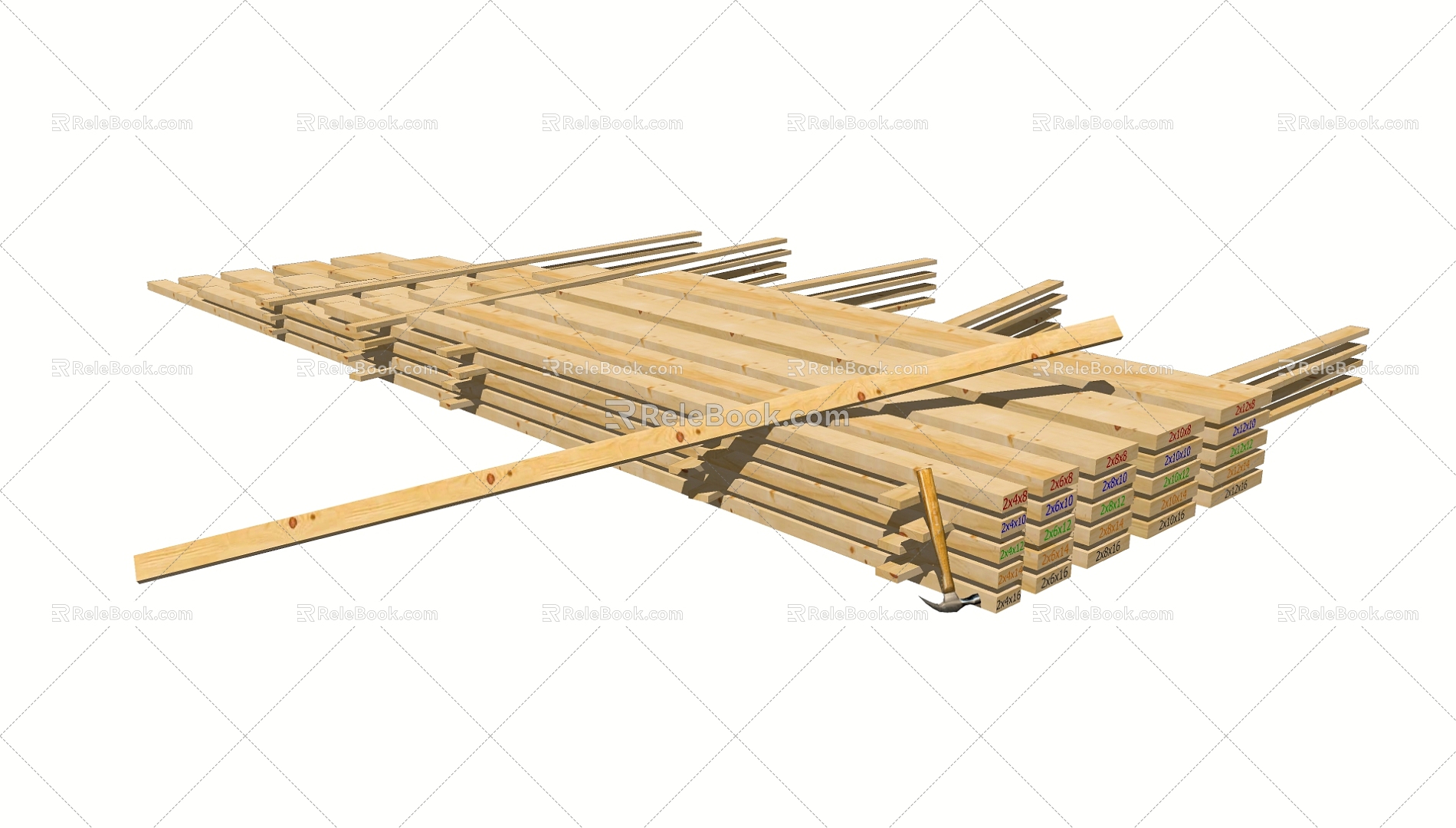 Plank 3d model