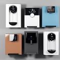 Modern Water Dispensers with Various Colors Modern Design Digital Displays and Control Panels