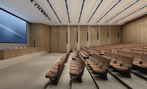 Report Hall Multifunctional Meeting Room Performing Arts Hall 3d model