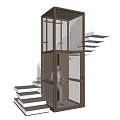 Modern Elevator 3d model
