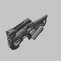 Weapon Sci-Fi Machine Gun 3d model
