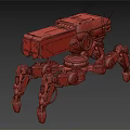 modern robot 3d model