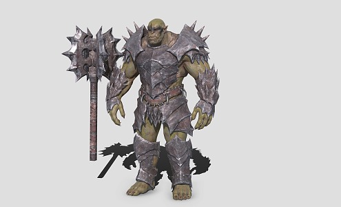 Orc Berserker 3d model