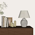 Nordic Middle Style Table Lamp 3d model
