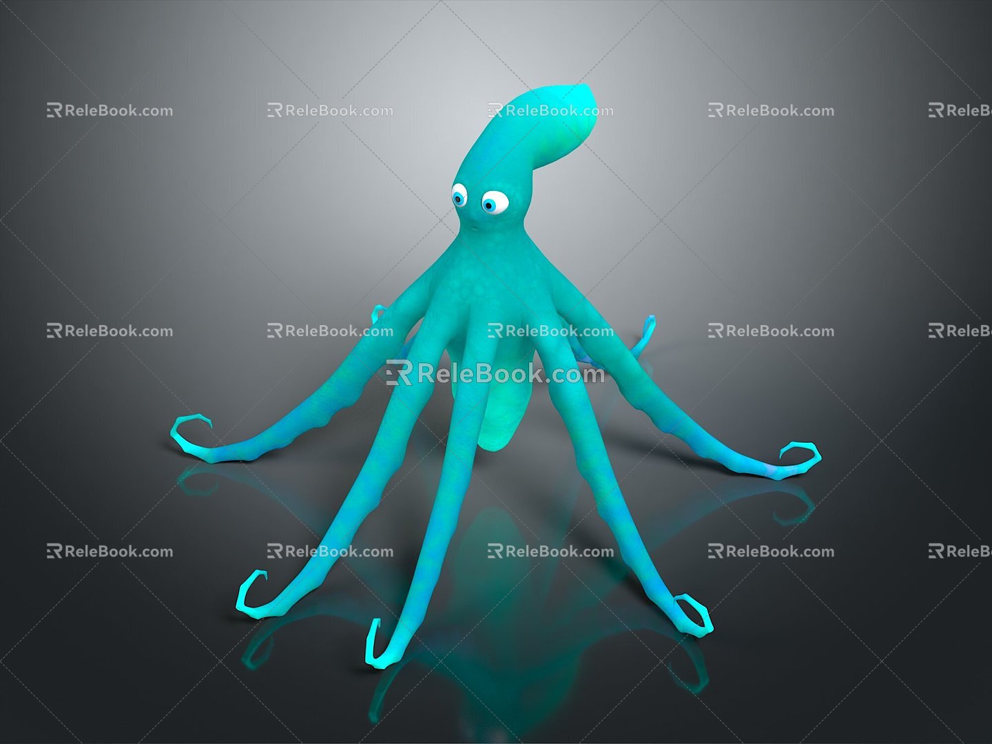 Cuttlefish Squid Cuttlefish Squid Squid Octopus Beads Squid Octopus Octopus Heart-fin Whip Squid 3d model